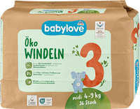 Windeln Öko Gr. 3 midi (4-9 kg), 36 St