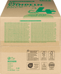 Windeln Öko Gr. 4 maxi (8-14 kg) Monatspack, 136 St