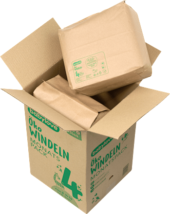 Windeln Öko Gr. 4 maxi (8-14 kg) Monatspack, 136 St