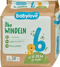 Windeln Öko Gr. 6 xl (15-20 kg), 27 St
