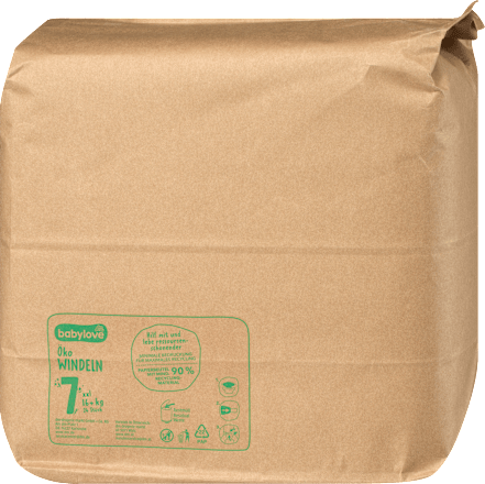 Windeln Öko Gr. 7 xxl (16+ kg), (4x24 St) Monatspack, 96 St