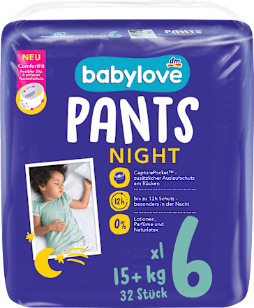 Pants Night Gr. 6 XL (15+ kg), 32 St babylove