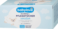 Pflegetücher Baumwolle sensitive, 50 St