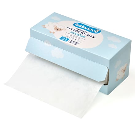Pflegetücher Baumwolle sensitive, 50 St