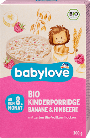 Porridge Banane & Himbeere ab dem 8. Monat, 200 g
