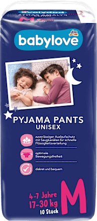 Pyjamabroek maat M 4-7 jaar (17-30 kg), 10 stuks
