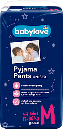 Pyjama Pants Unisex Gr. M 4-7 Jahre (17-30 kg), 10 St