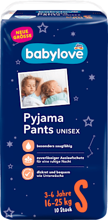 Pyjama Pants Unisex Gr. S 3-6 Jahre (16-25 kg), 10 St