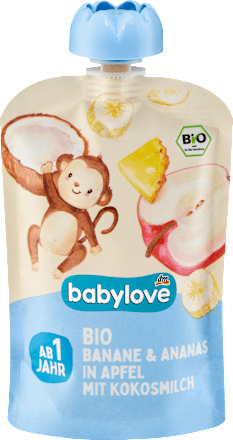 Quetschie Banane & Ananas in Apfel mit Kokosmilch ab 1 Jahr, 100 g