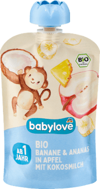 Quetschie Banane & Ananas in Apfel mit Kokosmilch ab 1 Jahr, 100 g