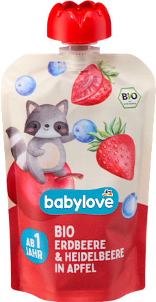 Quetschie Erdbeere & Heidelbeere in Apfel ab 1 Jahr, 100 g
