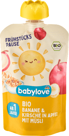 Quetschie Frühstückspause Banane & Kirsche mit Apfel in Müsli ab 1 Jahr, 100 g