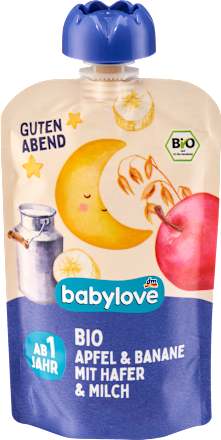 Quetschie Guten Abend Apfel & Banane mit Hafer & Milch ab 1 Jahr, 100 g