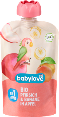 Quetschie Pfirsich & Banane in Apfel ab 1 Jahr, 100 g