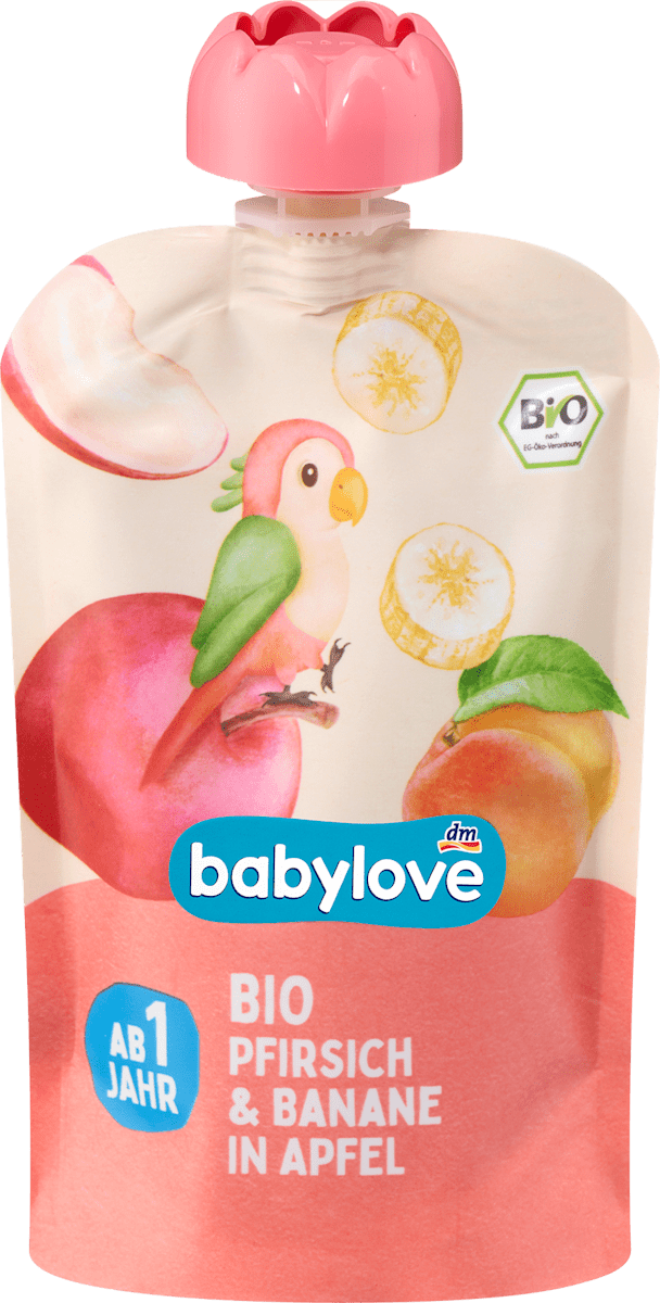Quetschie Pfirsich & Banane in Apfel ab 1 Jahr, 100 g