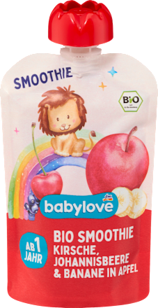 Quetschie Smoothie Kirsche, Johannisbeere & Banane in Apfel, ab 1 Jahr, 100 g