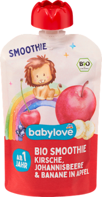 Quetschie Smoothie Kirsche, Johannisbeere & Banane in Apfel, ab 1 Jahr, 100 g