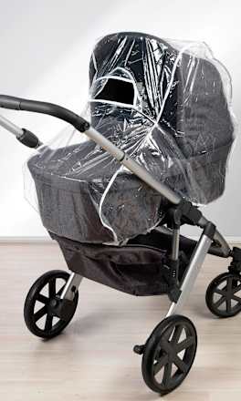 Regenhoes voor kinderwagen, 1 stuk