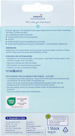 Regenschutz für Kinderwagen, 1 St