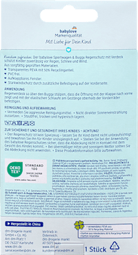 Regenschutz für Sportwagen & Buggy, 1 St