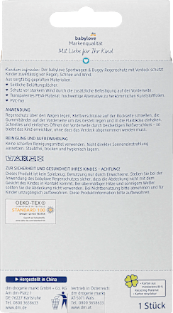 Regenhoes voor sportwagens en buggy's, 1 stuk