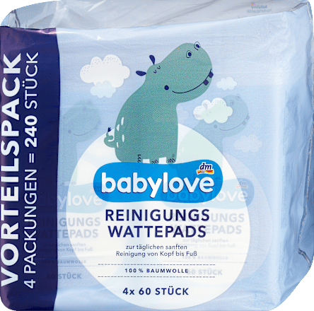 Reinigungs Wattepads (4x60 St), 240 St