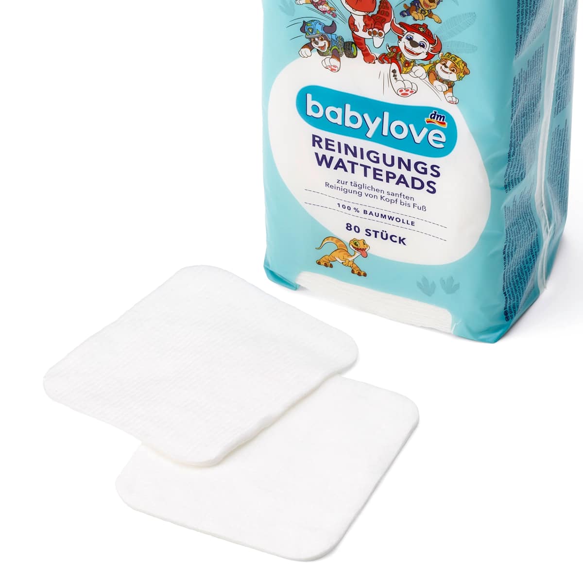 babylove Reinigungs Wattepads, 80 St
