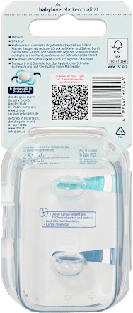 Schnuller Air Silikon symmetrisch, blau, 5-18 Monate, 2 St