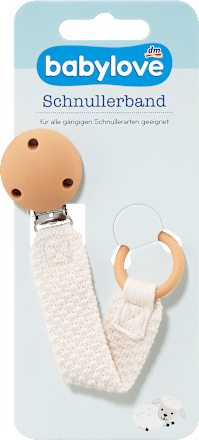 Schnullerband creme, 1 St