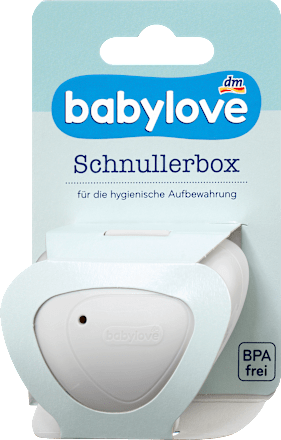 Schnullerbox hellgrau, 1 St