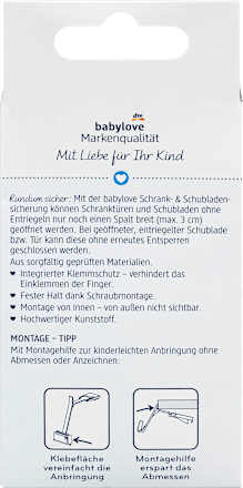 Schrank- und Schubladensicherung, 3 St