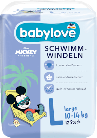 Schwimmwindeln Disney Gr. Large (10-14 kg), 12 St
