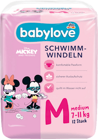 Schwimmwindeln Disney Gr. Medium (7-11 kg), 12 St