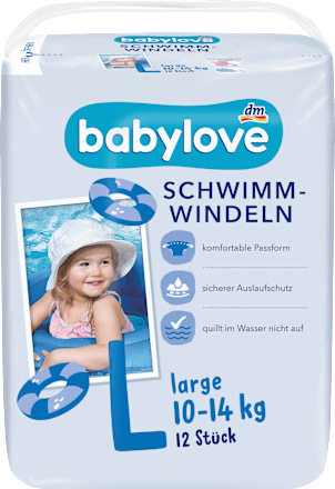 Zwemluiers maat L (10-14 kg), 12 stuks