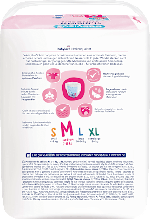 Zwemluiers maat M (7-11 kg), 12 stuks