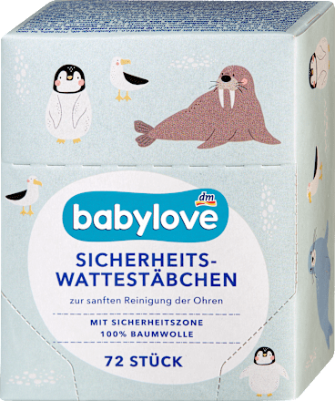Sicherheits-Wattestäbchen, 72 St
