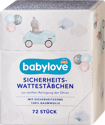 Sicherheits-Wattestäbchen, 72 St