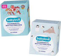 babylove Coton-tiges de sécurité, 72 pcs