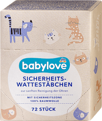 Sicherheits-Wattestäbchen, 72 St