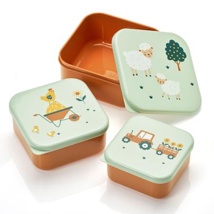 Snackboxen grün, 3-teilig, 1 St babylove