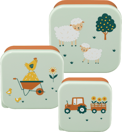 Snackboxen grün, 3-teilig, 1 St babylove