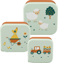 Snackboxen grün, 3-teilig, 1 St babylove
