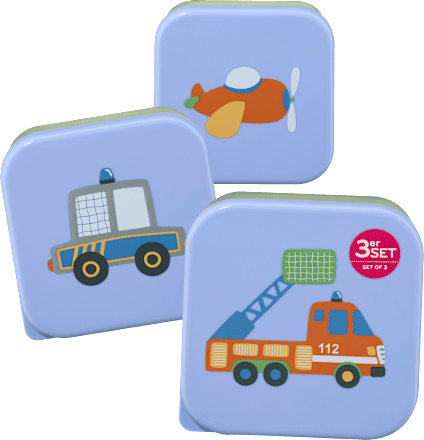 Snackboxen Set blau/grün 3tlg, 1 St