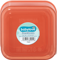Snackboxen Set rosa/rot 3tlg, 1 St