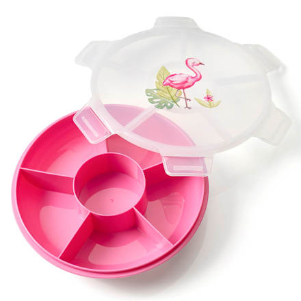 Snackteller pink Flamingo, 1 St