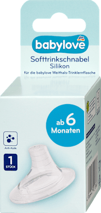 Softtrinkschnabel für Weithals Silikon, ab 6. Monat, 1 St