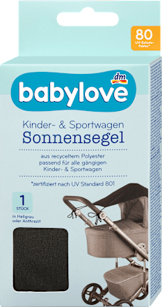 Sonnensegel für Kinder- und Sportwagen anthrazit, 1 St