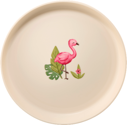 Teller beige Flamingo, 1 St