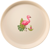 Teller beige Flamingo, 1 St