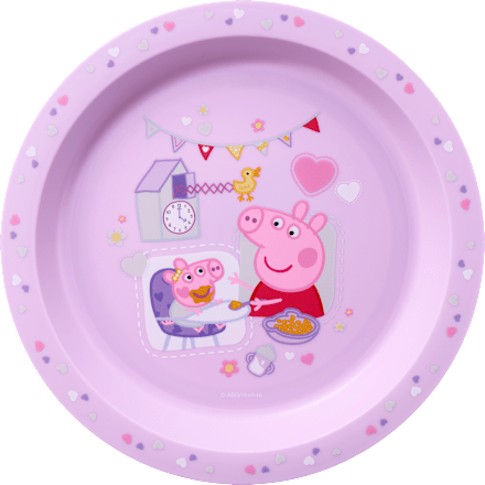 Teller flieder, Peppa Pig, 1 St